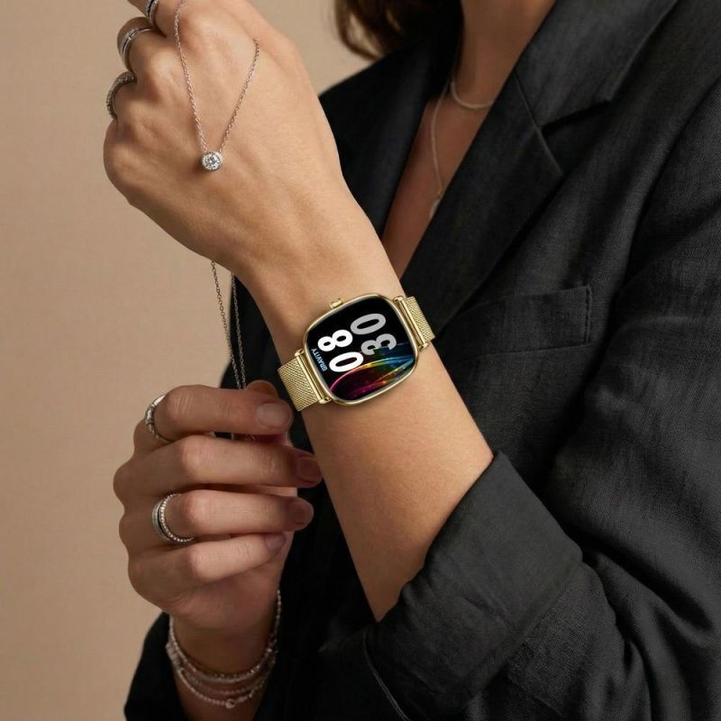 Gravity GT32-2 37mm Smartwatch with Heart Rate Monitor Gold view 3