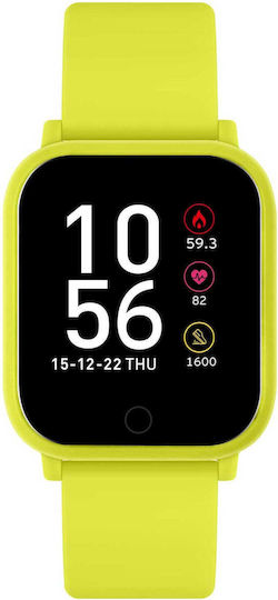 Reflex Active Series 10 42mm Smartwatch with Heart Rate Monitor (Lime) view 1