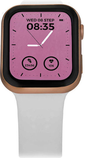Thorton Klok 45mm Smartwatch (Gold White) view 3
