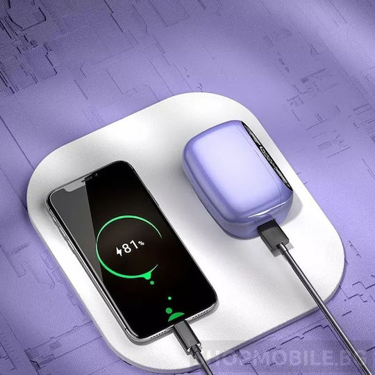M32 In-ear Bluetooth Handsfree Earphones with Charging Case Purple view 6
