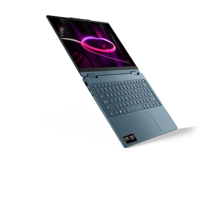 Lenovo Yoga 7 2-in-1 14AGP11 14" OLED FHD+ (Ryzen AI 400 Series-7 445/32GB/1.0TB SSD/W11 Pro) Tidal Teal (International English Keyboard) vue 5