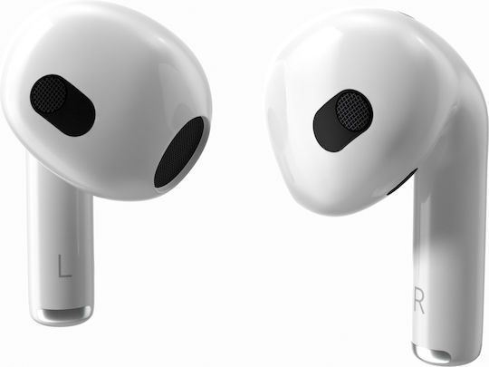 White Pods 3 Earbud Bluetooth Handsfree Earphones with Charging Case White view 2