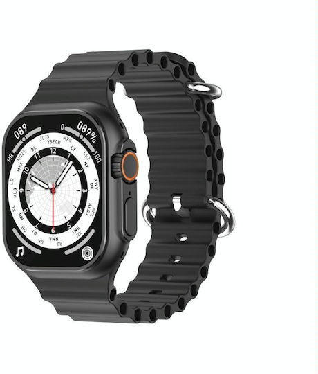 Microwear W800 Ultra 49mm Smartwatch with Heart Rate Monitor (Black) view 2