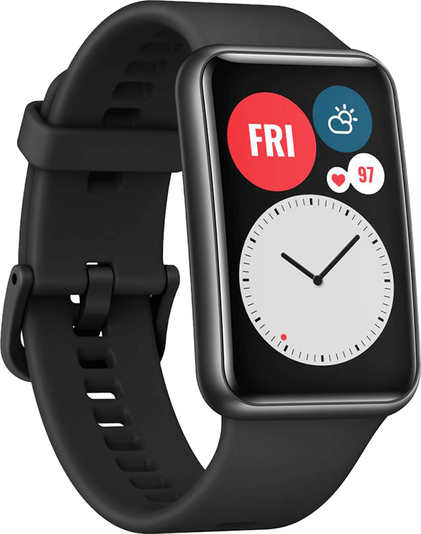 Huawei Watch Fit 46mm Waterproof with Heart Rate Monitor (Graphite Black) view 3