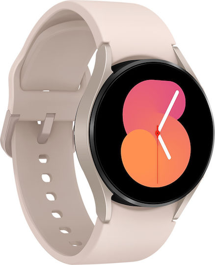 Samsung Galaxy Watch5 LTE Aluminium 40mm Waterproof with Heart Rate Monitor (Pink Gold) vue 3