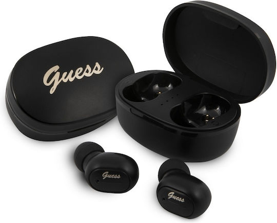 Guess GUTWST30 In-ear Bluetooth Handsfree Earphones with Charging Case Black view 1