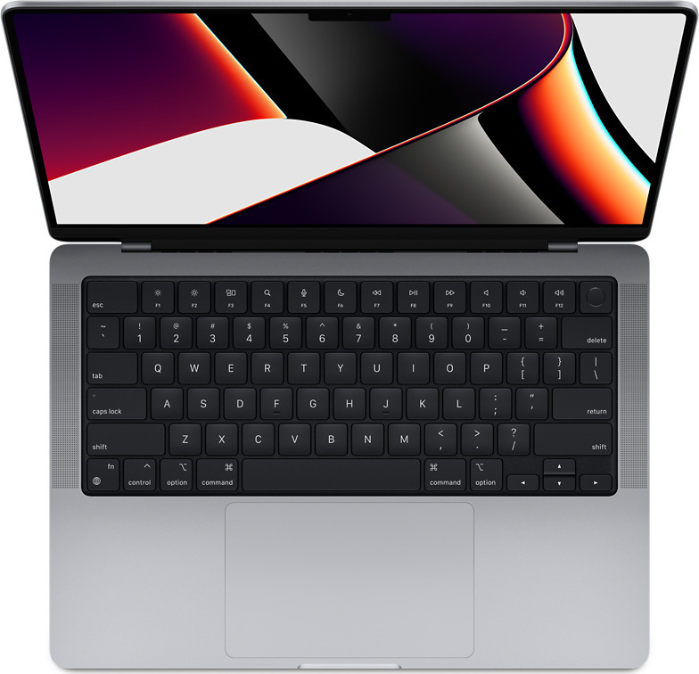 Apple MacBook Pro 14" (2021) Retina Display 120Hz (M1-8-Core/16GB/512GB SSD/14-Core GPU) Space Gray (GR Keyboard)