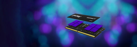 Kingston Fury Impact DDR5 32GB RAM With 2x16GB Modules And Speed 6000 For Laptop KF560S38IBK2-32 view 4