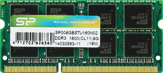 DDR3L with Module and Speed 1600 for Laptop SP008GLSTU160N02 view 3