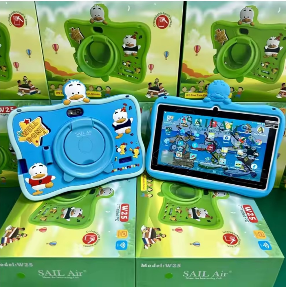 Children's Tablet Mfx Blue 2024 Screen 7” Android 13 8GB RAM 256GB Educational Applications 36-1010 view 1
