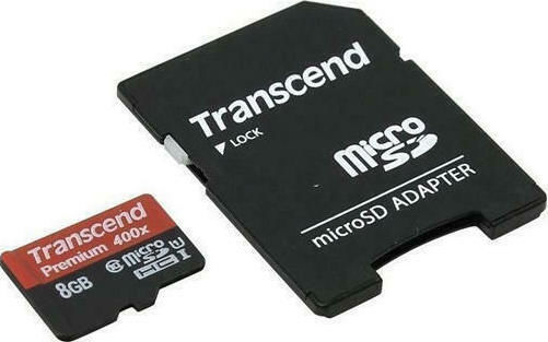 Transcend microSDHC 8GB Class 10 U1 UHS-I view 3
