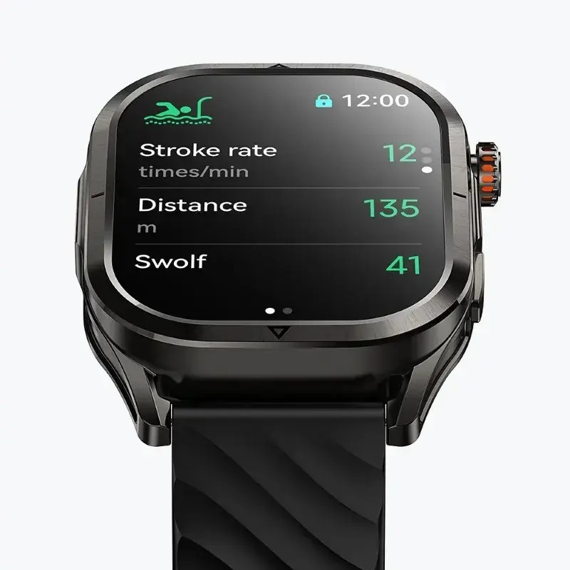 Kospet Magic P10 Stainless Steel Smartwatch with Heart Rate Monitor (Black) view 5