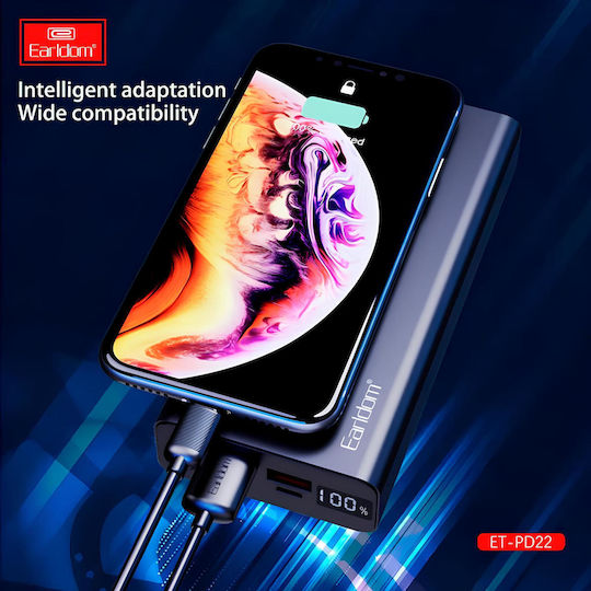 Power Bank 20000mAh 22.5W Power Delivery Black view 2