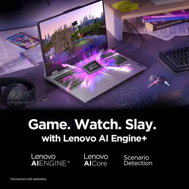 Lenovo LOQ 15.6" IPS FHD 144Hz (i5-13450HX/16GB/512GB SSD/GeForce RTX 5050/W11 Home) (International English Keyboard) view 5