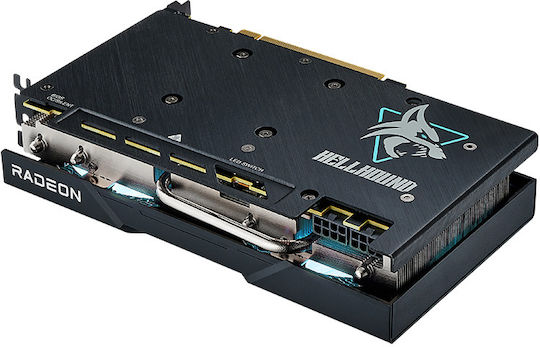 PowerColor Radeon RX 7600 XT 16GB GDDR6 Hellhound OC Graphics Card view 5
