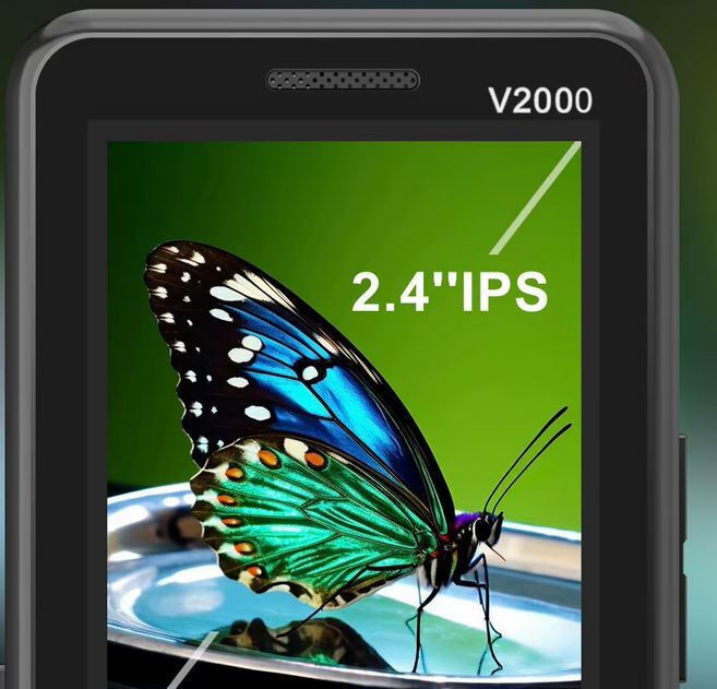 Uniwa V2000 Dual SIM Mobile with Large Buttons Black view 8