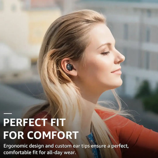 Tozo AeroSound Earbud / In-ear Bluetooth Handsfree Earphones with Sweat Resistance and Charging Case Black view 3
