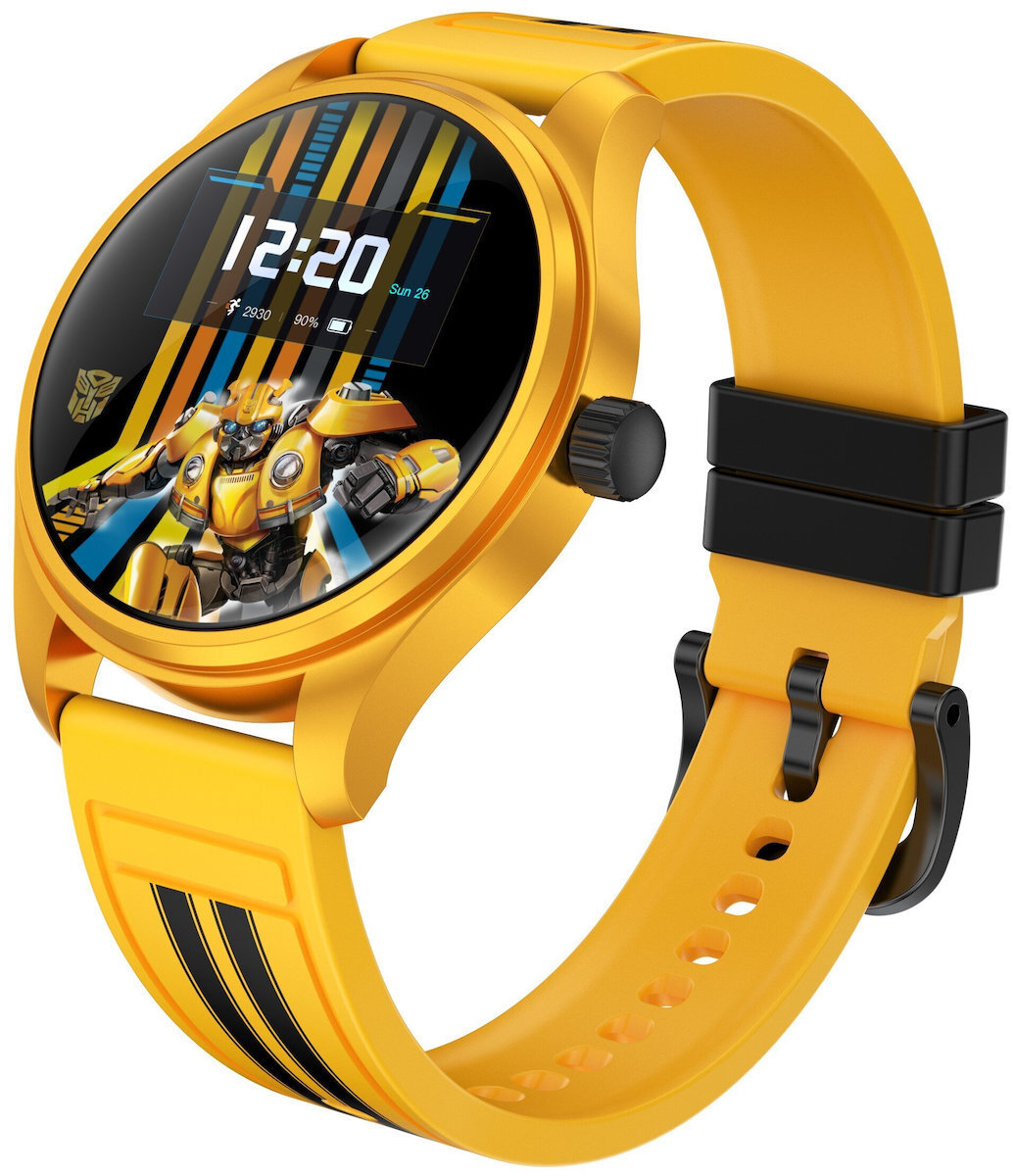 MaxCom Transformers TF20 Smartwatch with Heart Rate Monitor Yellow view 2