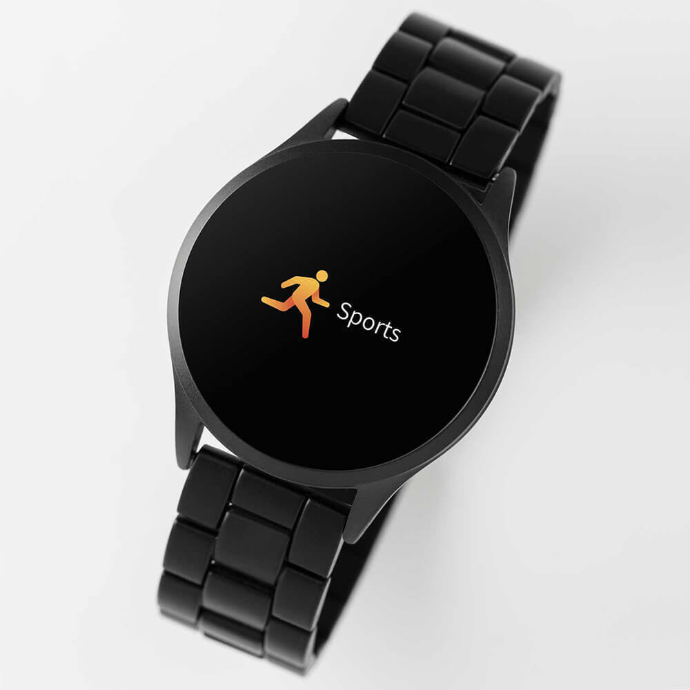 Reflex Active Series 04 38mm Smartwatch with Heart Rate Monitor (Black Bracelet) view 5