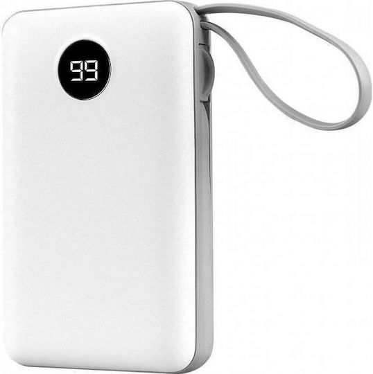 S-Link P102 Power Bank 10000mAh with USB-A Port White view 2