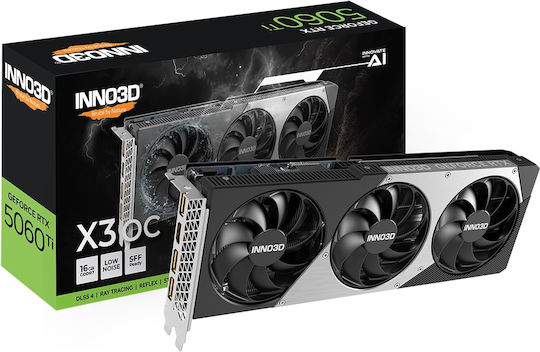 Inno 3D GeForce RTX 5060 Ti 16GB GDDR7 X3 OC Graphics Card view 1