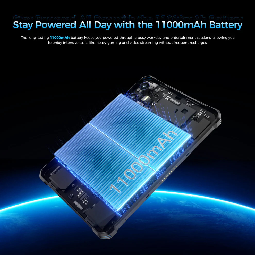 Oukitel RT3 Plus 4G 8Inches Tablet (4GB/128GB) Black view 8