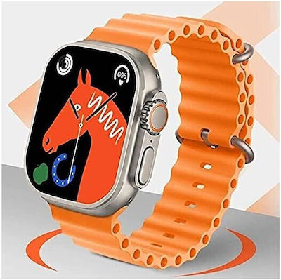 Z59 Ultra Smartwatch with Heart Rate Monitor (Orange) view 2