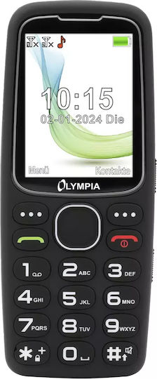 Olympia Star Dual SIM Mobile Phone with Large Buttons Black view 3
