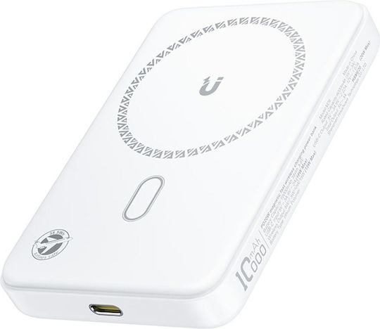 Acefast M26 MagSafe Power Bank 10000mAh 20W with USB-C Port White vue 2