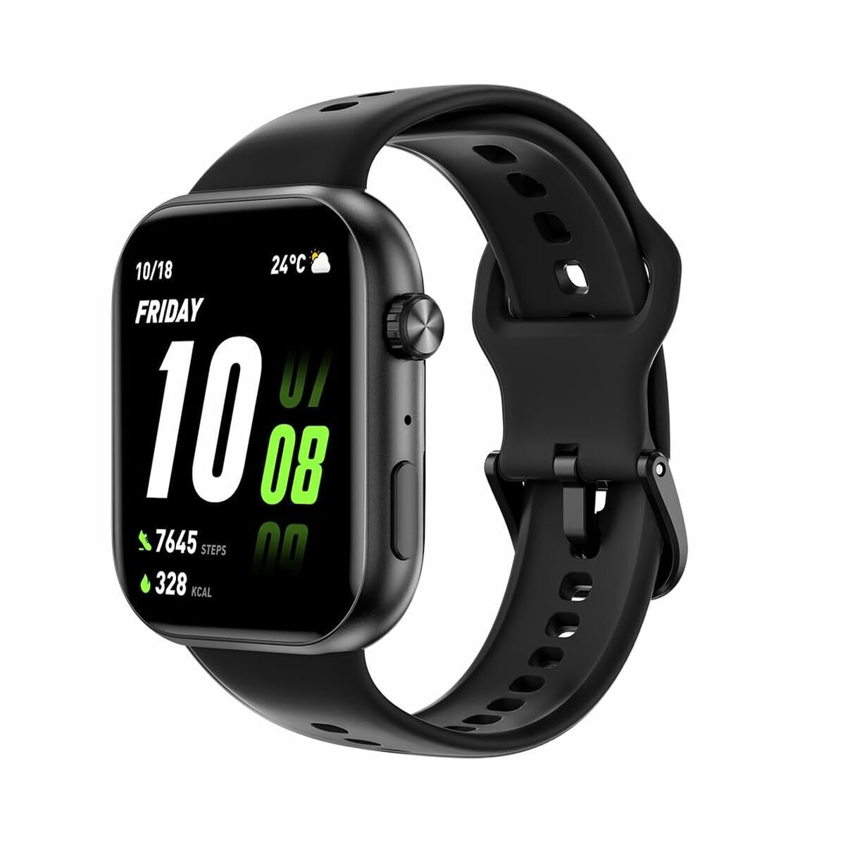Honor Choice Infowear Watch 2i 45mm with Heart Rate Monitor Black view 1