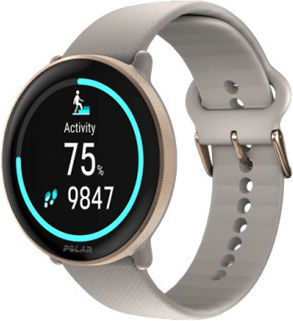 Polar Ignite 3 43mm Waterproof Smartwatch with Heart Rate Monitor (Greige Sand) vue 4