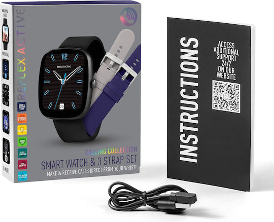 Reflex Active RA50-2223-SET Smartwatch (Black) view 5