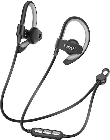LinQ R505 In-ear Bluetooth Handsfree Earphones with Sweat Resistance Black