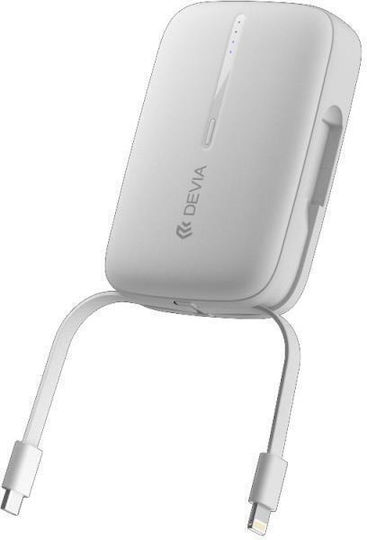 Devia Power Bank 10000mAh 10W White view 2