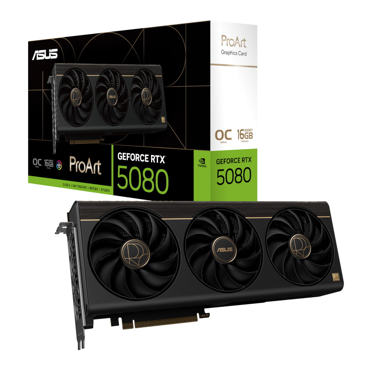 Asus GeForce RTX 5080 16GB GDDR7 ProArt OC Graphics Card 90YV0N30-M0NA00 view 1