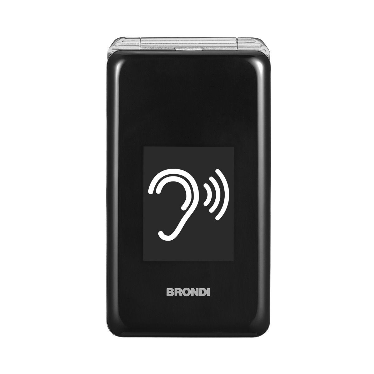 Brondi Amico Super TV Dual SIM Mobile with Large Buttons Gray view 6