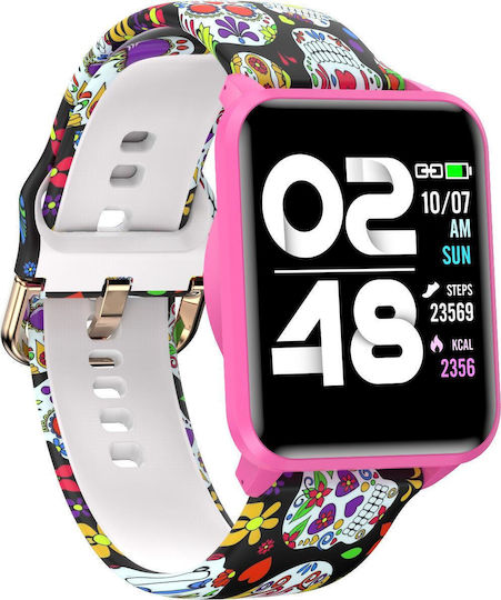 Bemi KIX-M Smartwatch with Heart Rate Monitor (Pink) view 4