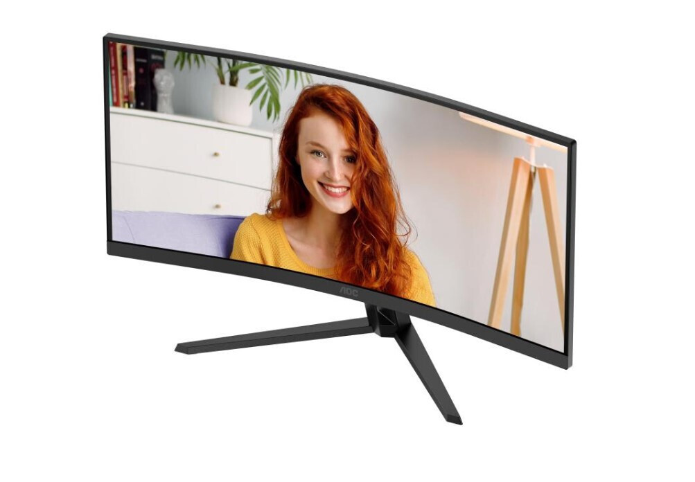 AOC CU34B3E Ultrawide VA HDR Curved Monitor 34" QHD 3440x1440 view 6