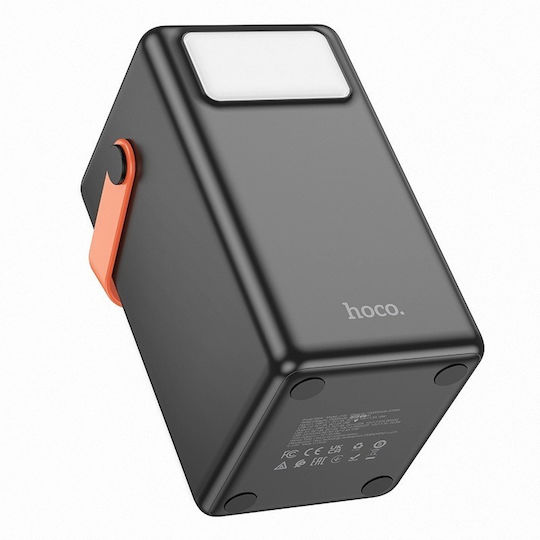 Hoco J142 Power Bank 100000mAh 22.5W with 6 USB-A Ports and 2 USB-C Ports Power Delivery Black vue 5