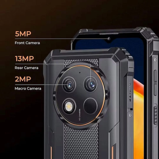 Oukitel WP28E Dual SIM (4GB/64GB) Resistant Smartphone Black view 4