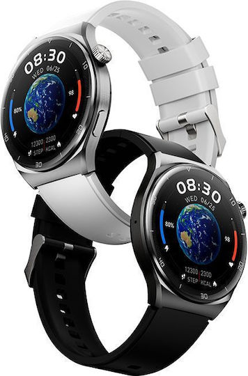 QCY GT S3 Smartwatch with Heart Rate Monitor (Gray) view 2