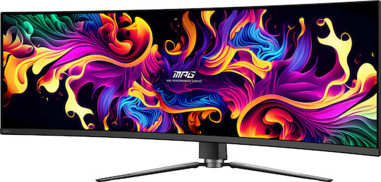 MSI 491CQPDE Ultrawide QD-OLED HDR Curved Monitor 49" 5120x1440 144Hz with Response Time 0.03ms GTG