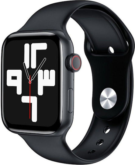 WearFit HW22 Pro Max 45mm Smartwatch with Heart Rate Monitor (Total Black) vista 2