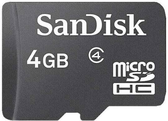 microSDHC 4GB Class 10 10MB/s with Adapter view 1