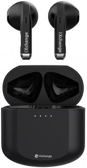 iXchange ES-02 In-ear Bluetooth Handsfree Earphones with Charging Case Black view 1