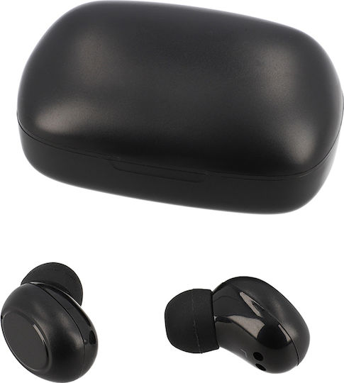 Lamtech LAM023138 In-ear Bluetooth Handsfree Earphones with Charging Case Black view 4