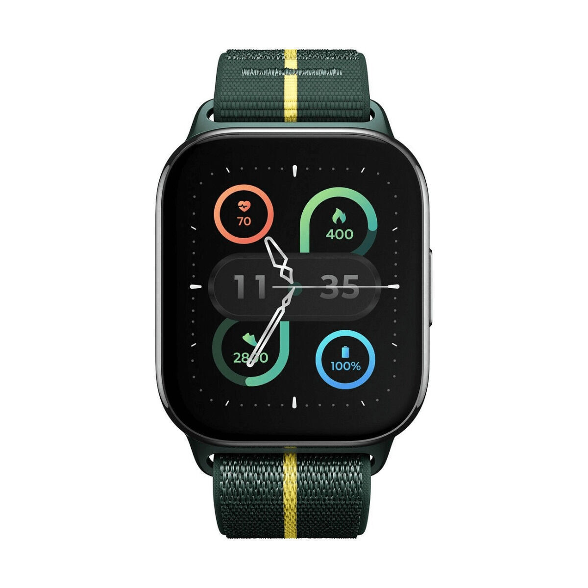 Motorola Moto Watch Fit 44mm Waterproof with Heart Rate Monitor (Trekking Green) view 1
