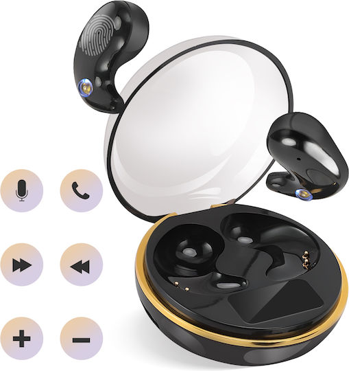 Avizar In-ear Bluetooth Handsfree Earphones Black view 3