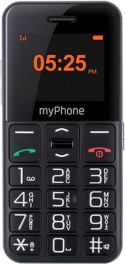 MyPhone Halo Easy Single SIM Mobile with Large Buttons (English Menu) Black view 3