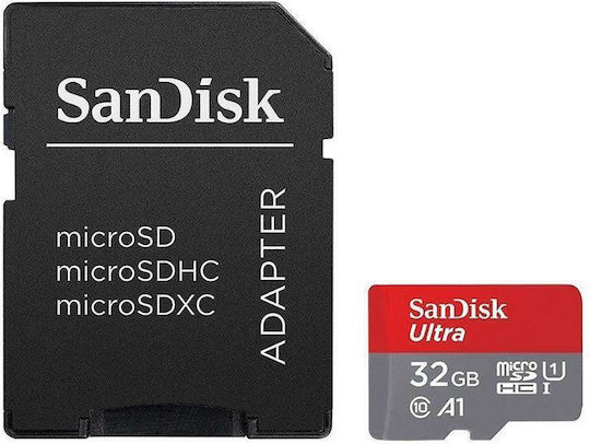 Sandisk Ultra microSDHC 32GB U1 A1 UHS-I 120MB/s with Adapter